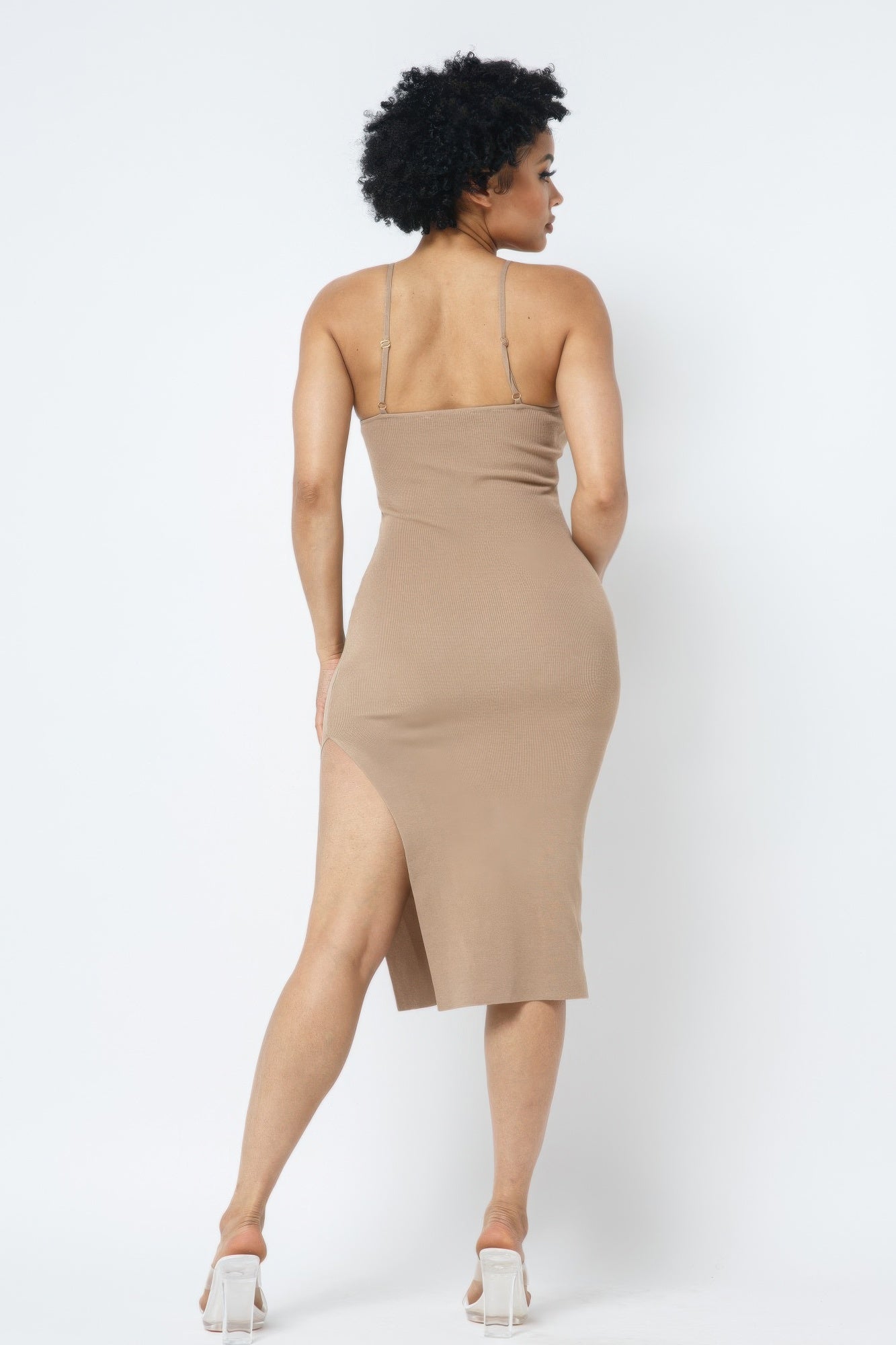 Side Slit Cami Dress